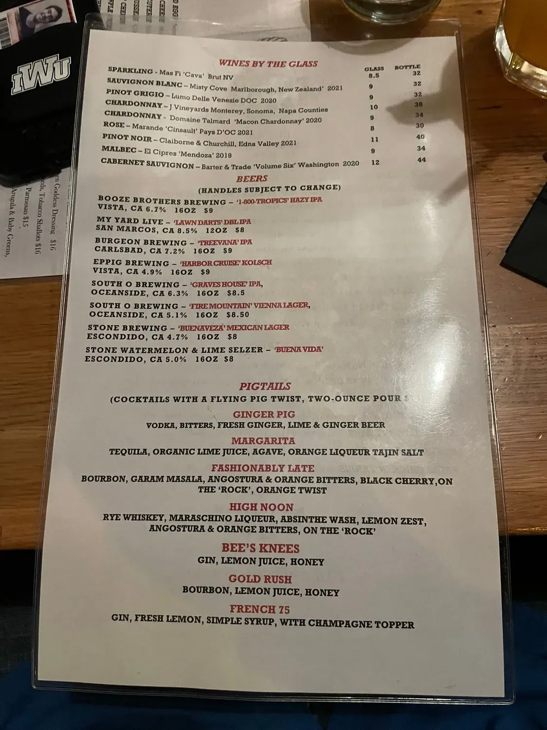 Menu 6