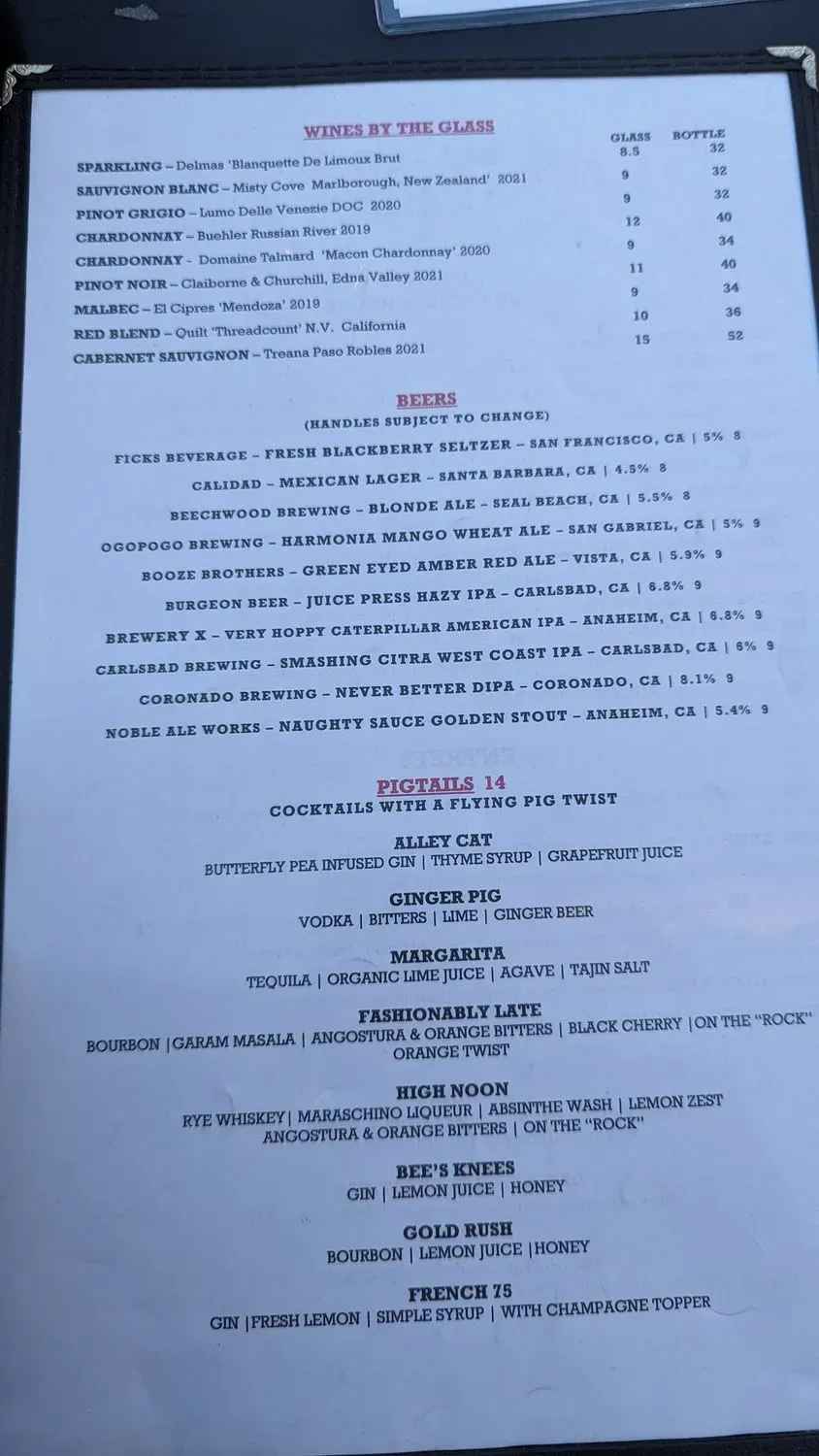 Menu 2