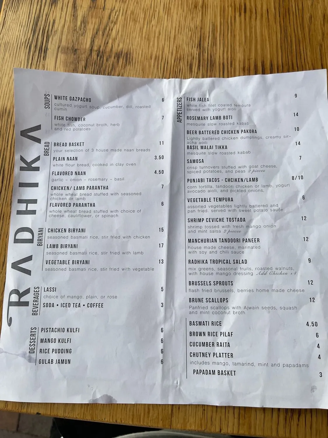 Menu 2