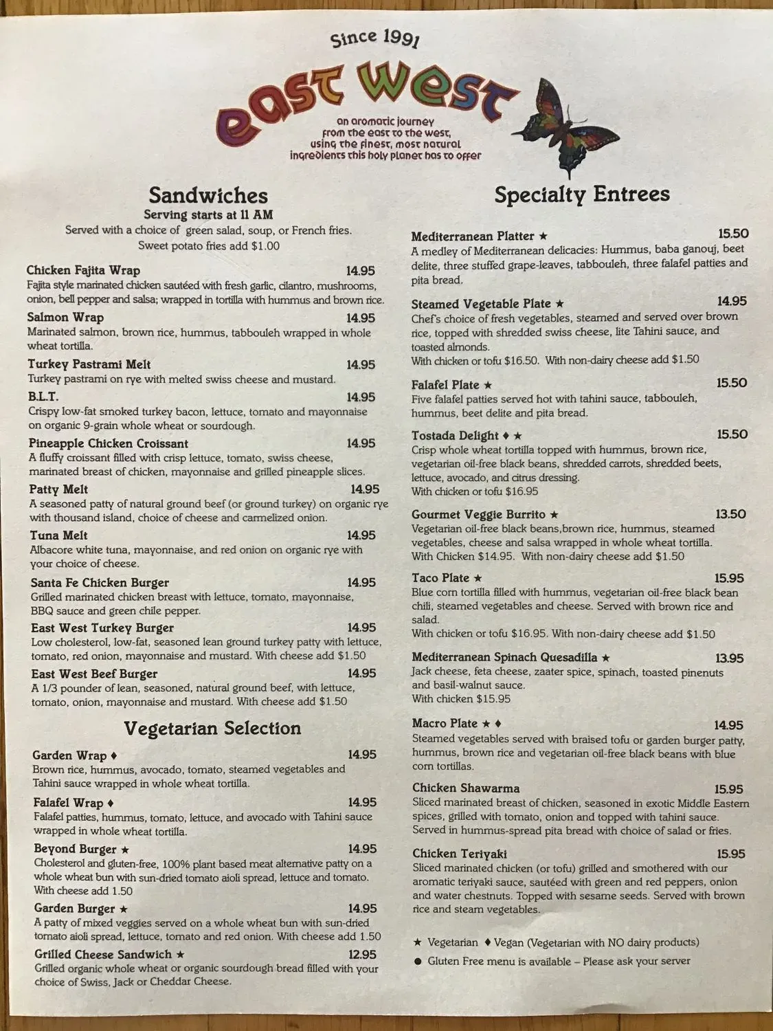 Menu 2