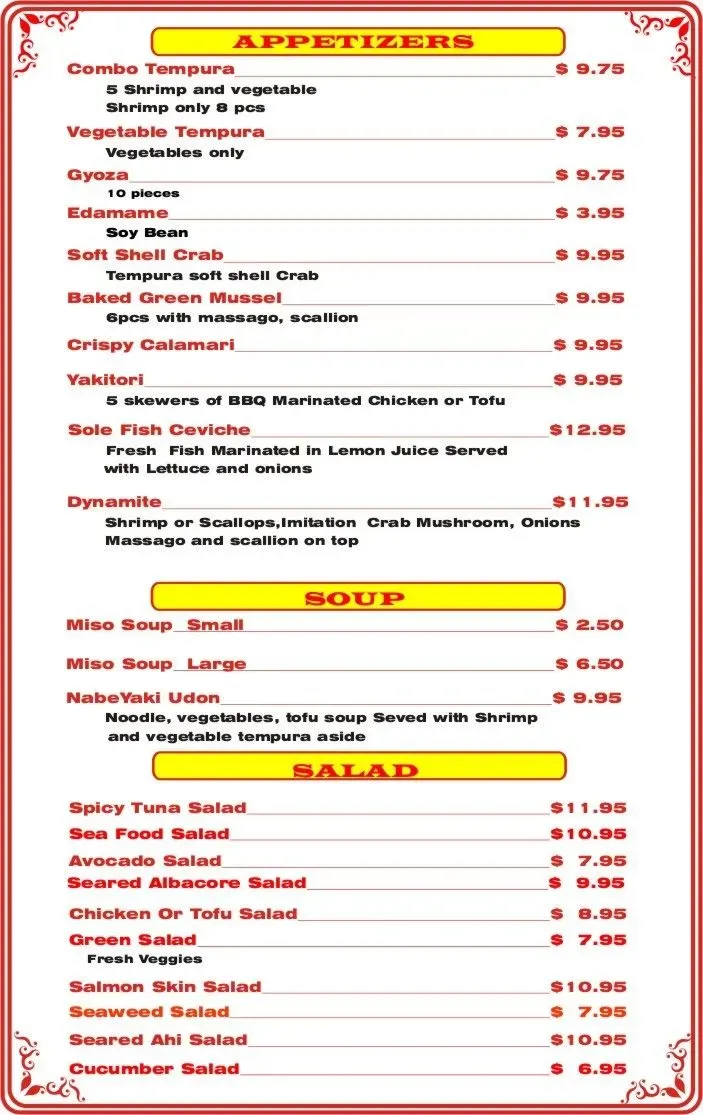 Menu 5