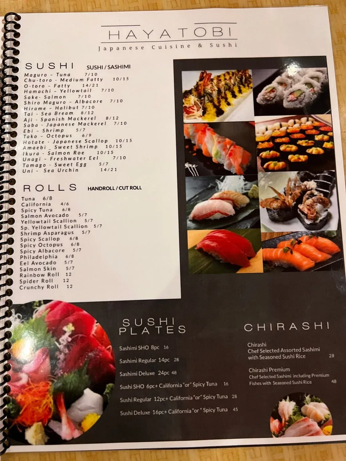 Menu 6