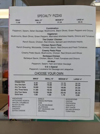 Menu 3