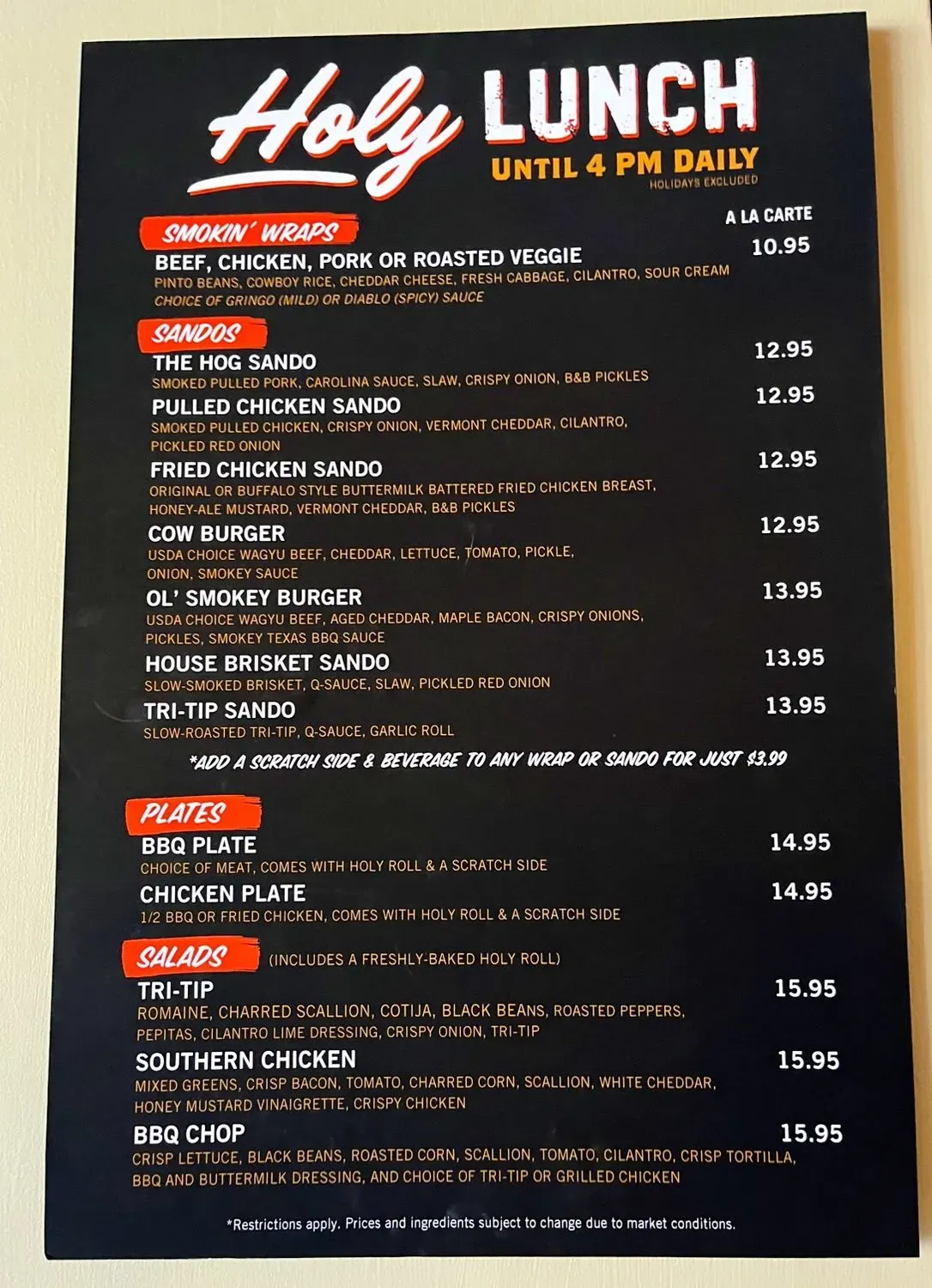 Menu 2