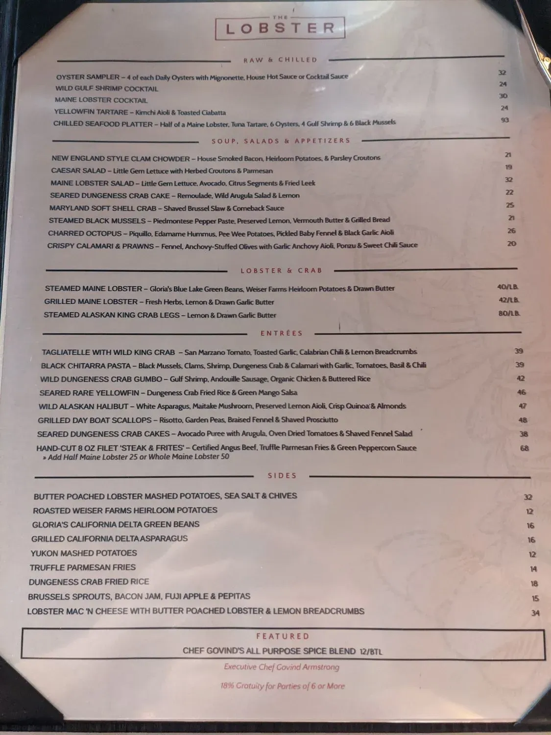 Menu 6