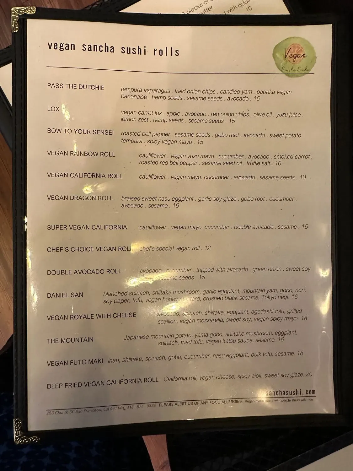 Menu 4