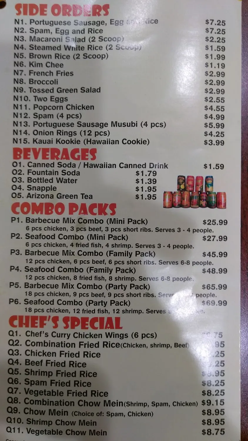 Menu 2