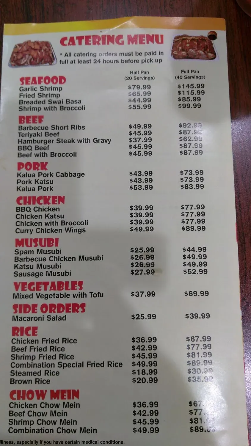 Menu 6