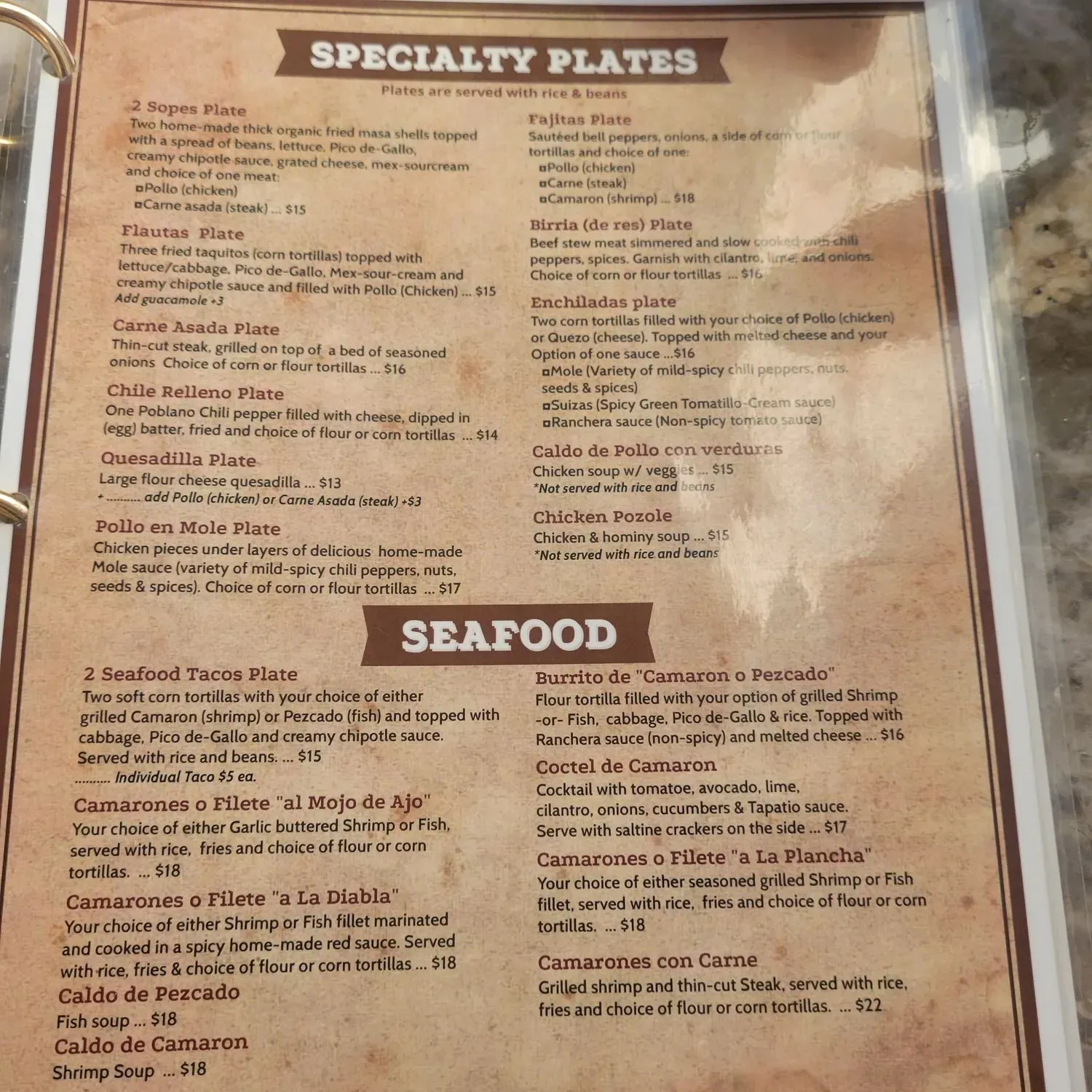 Menu 2