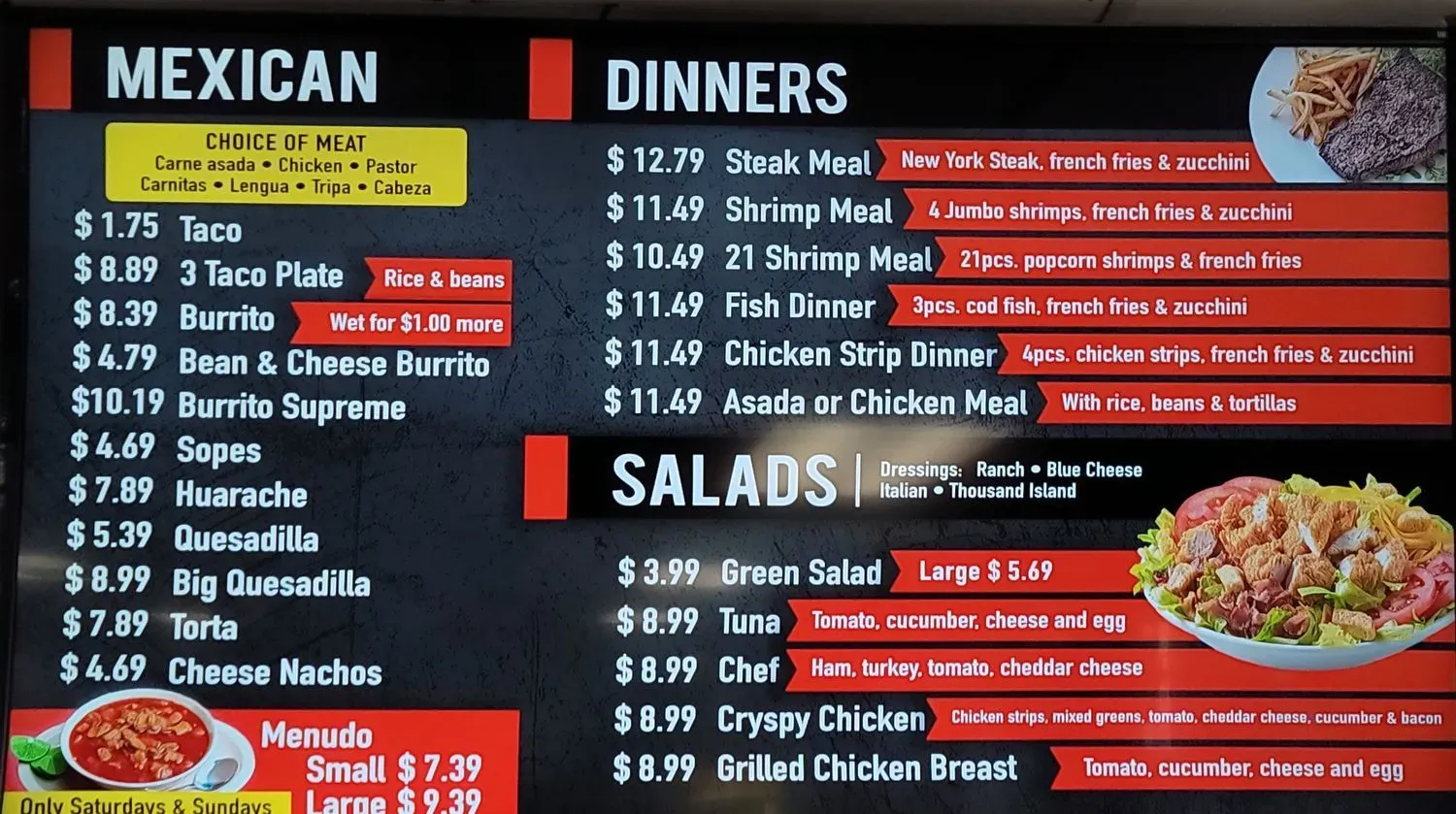 Menu 3