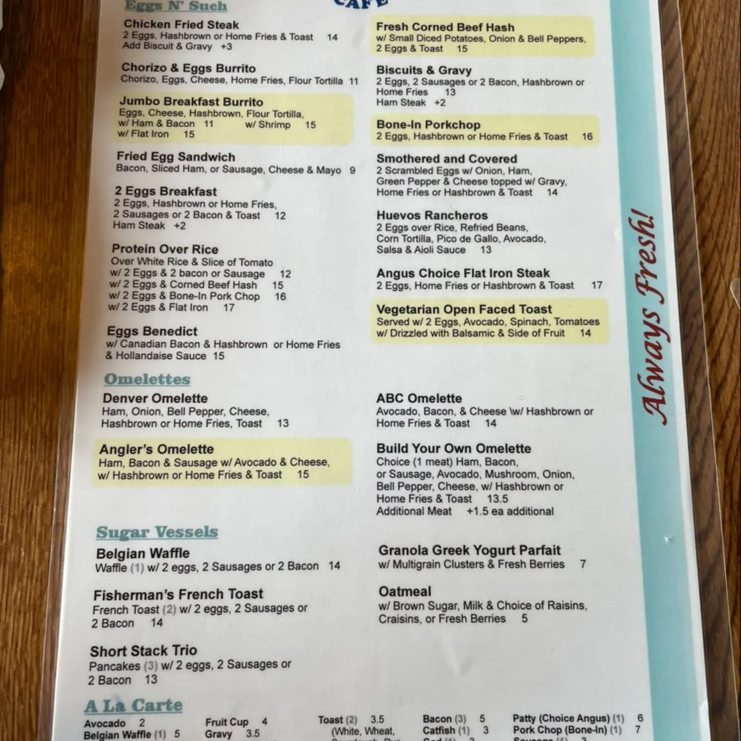 Menu 3