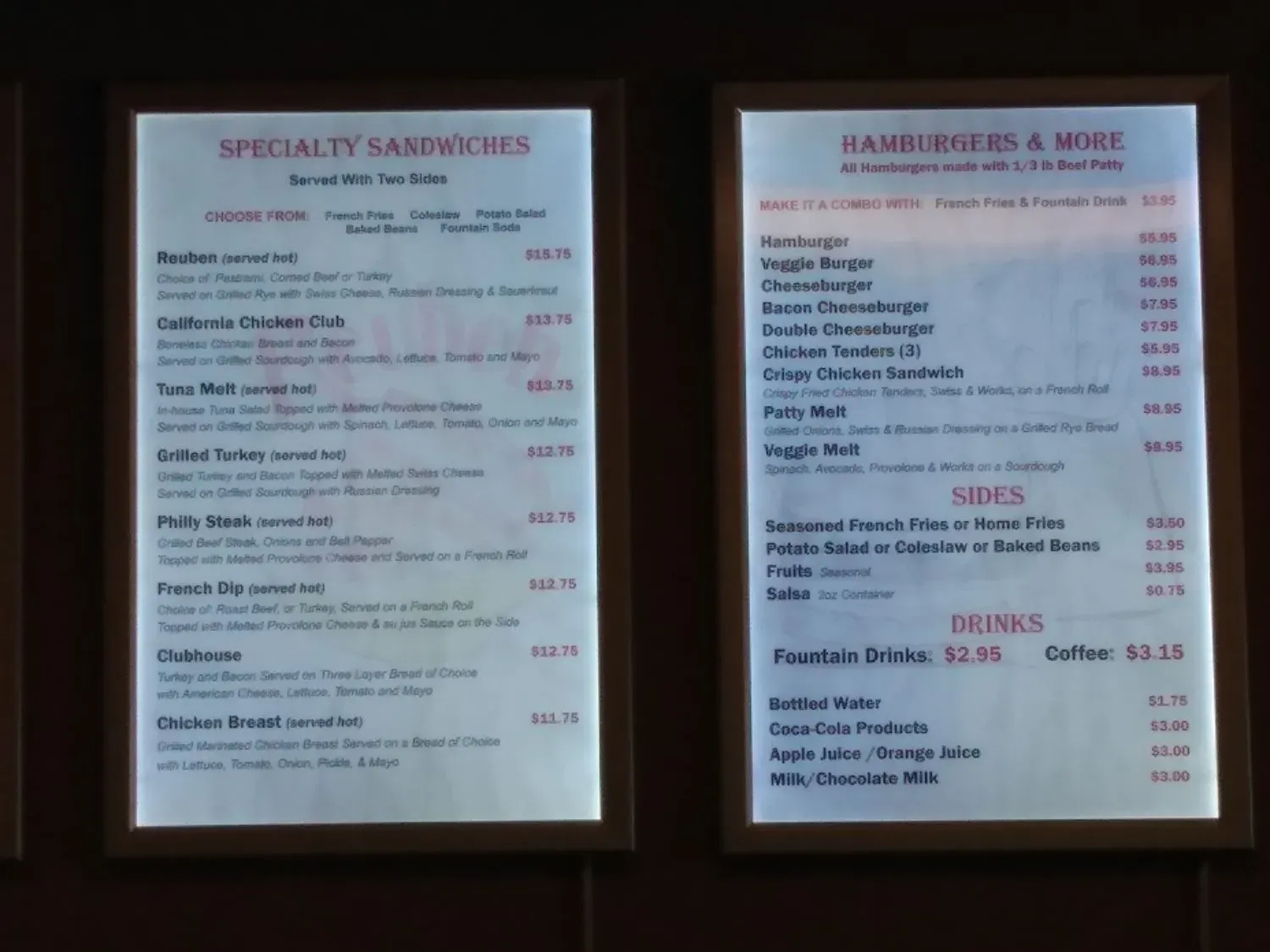 Menu 2