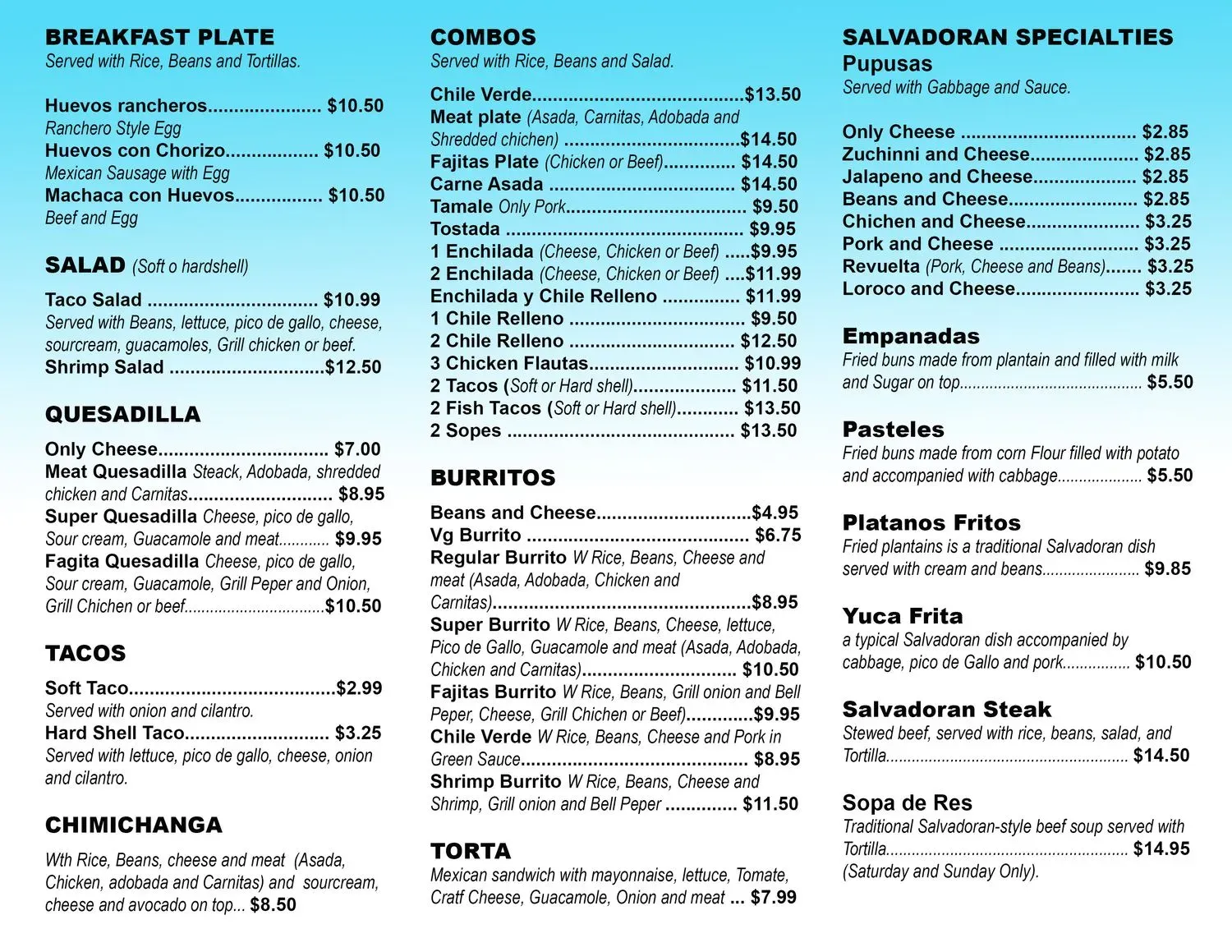 Menu 3