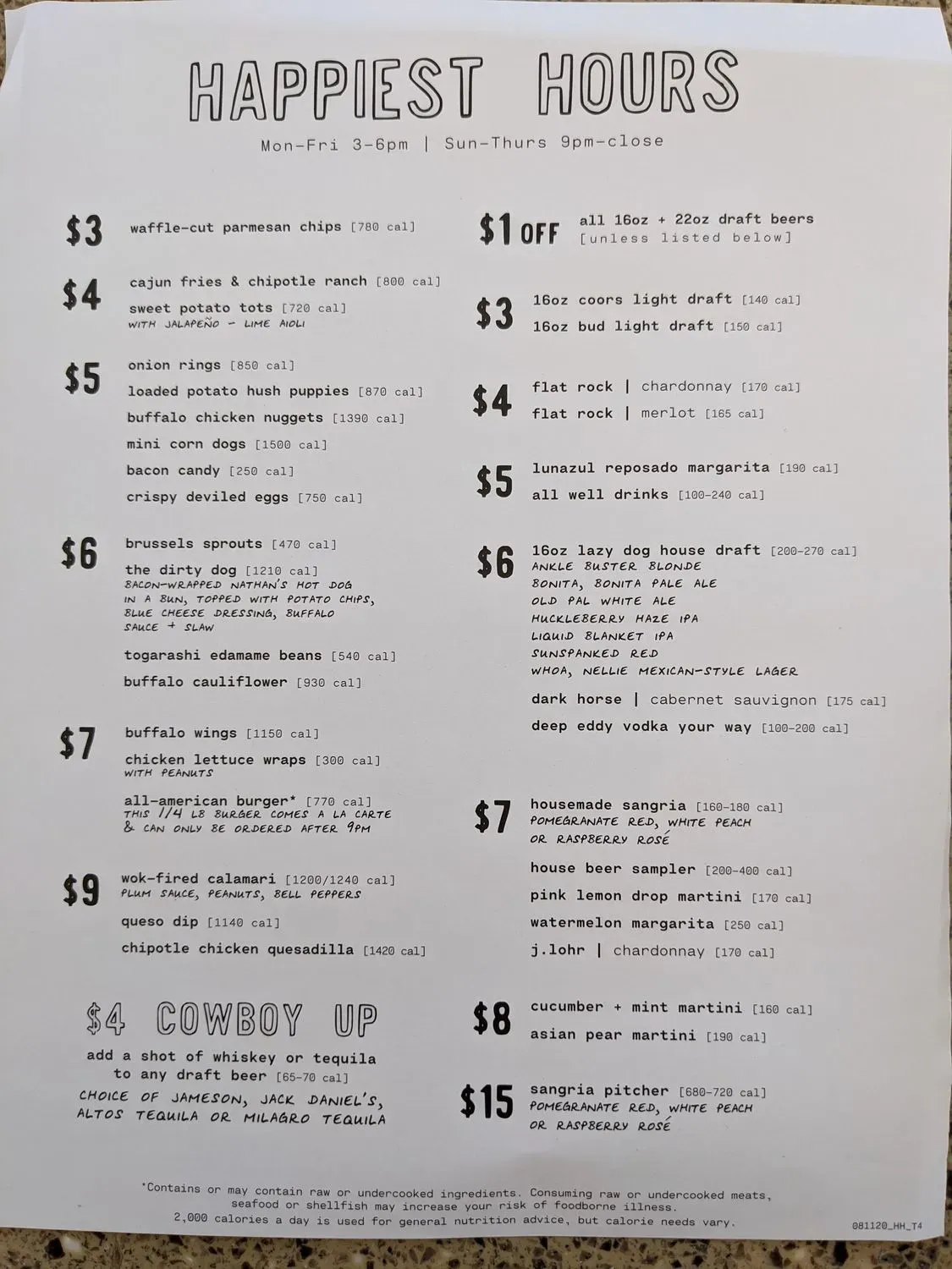 Menu 4