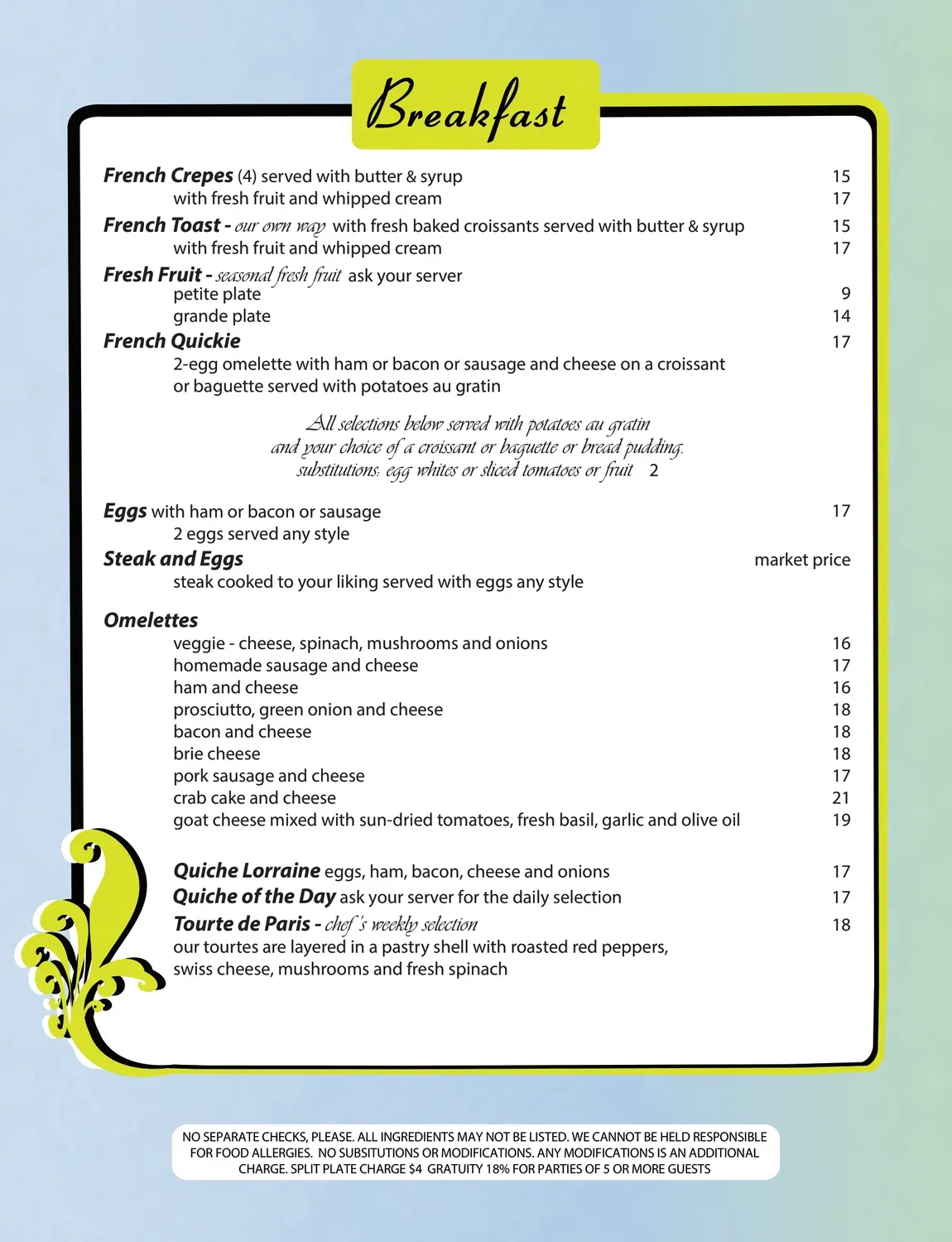 Menu 4