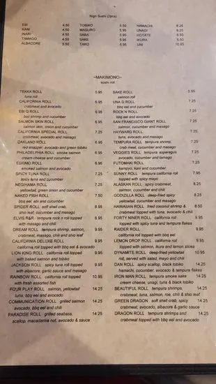 Menu 2