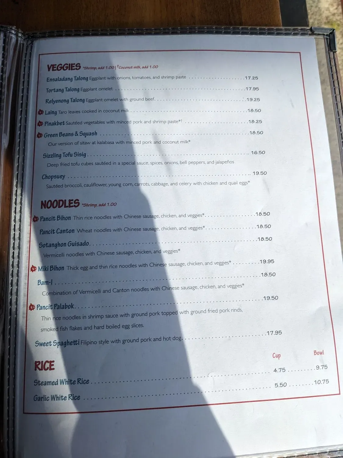 Menu 4