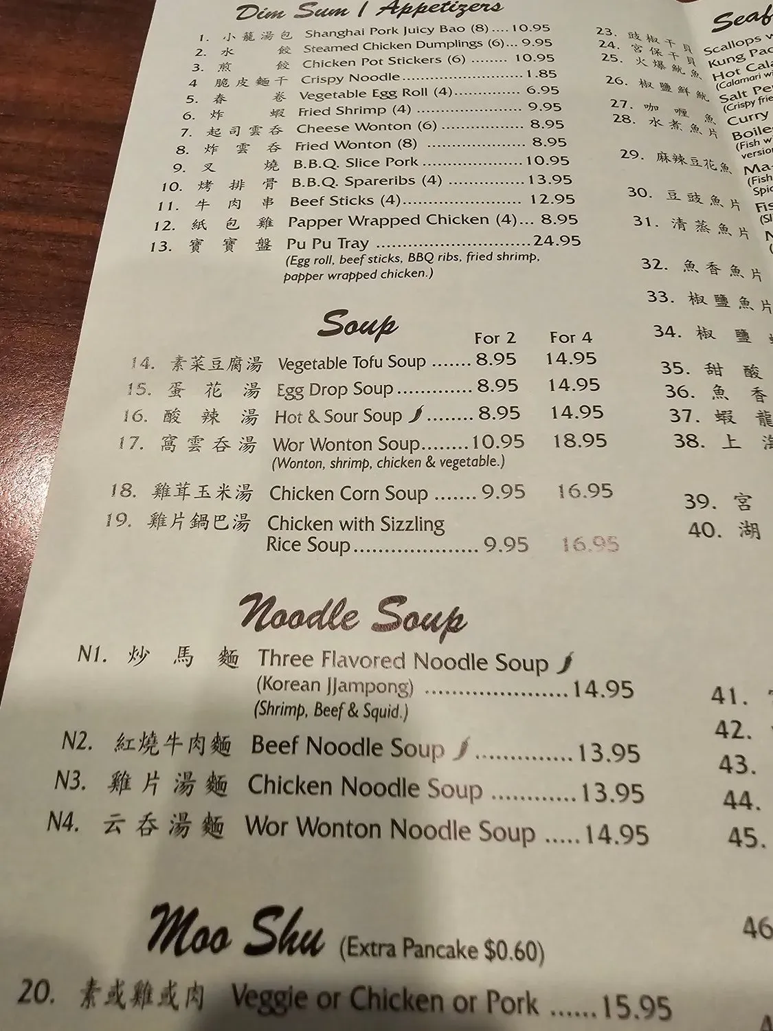 Menu 4