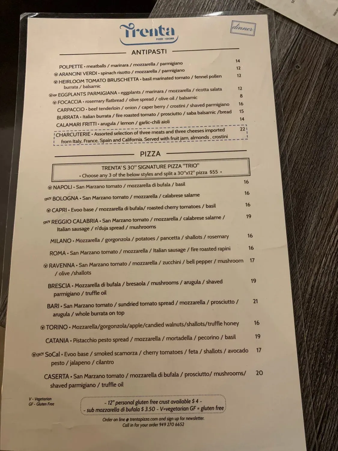 Menu 6