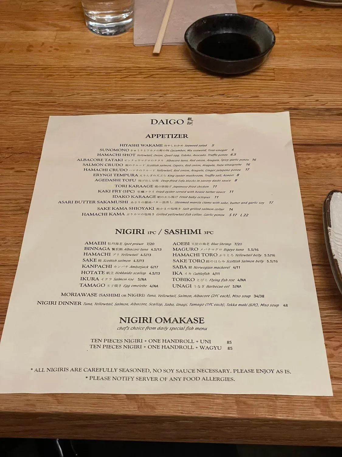 Menu 4