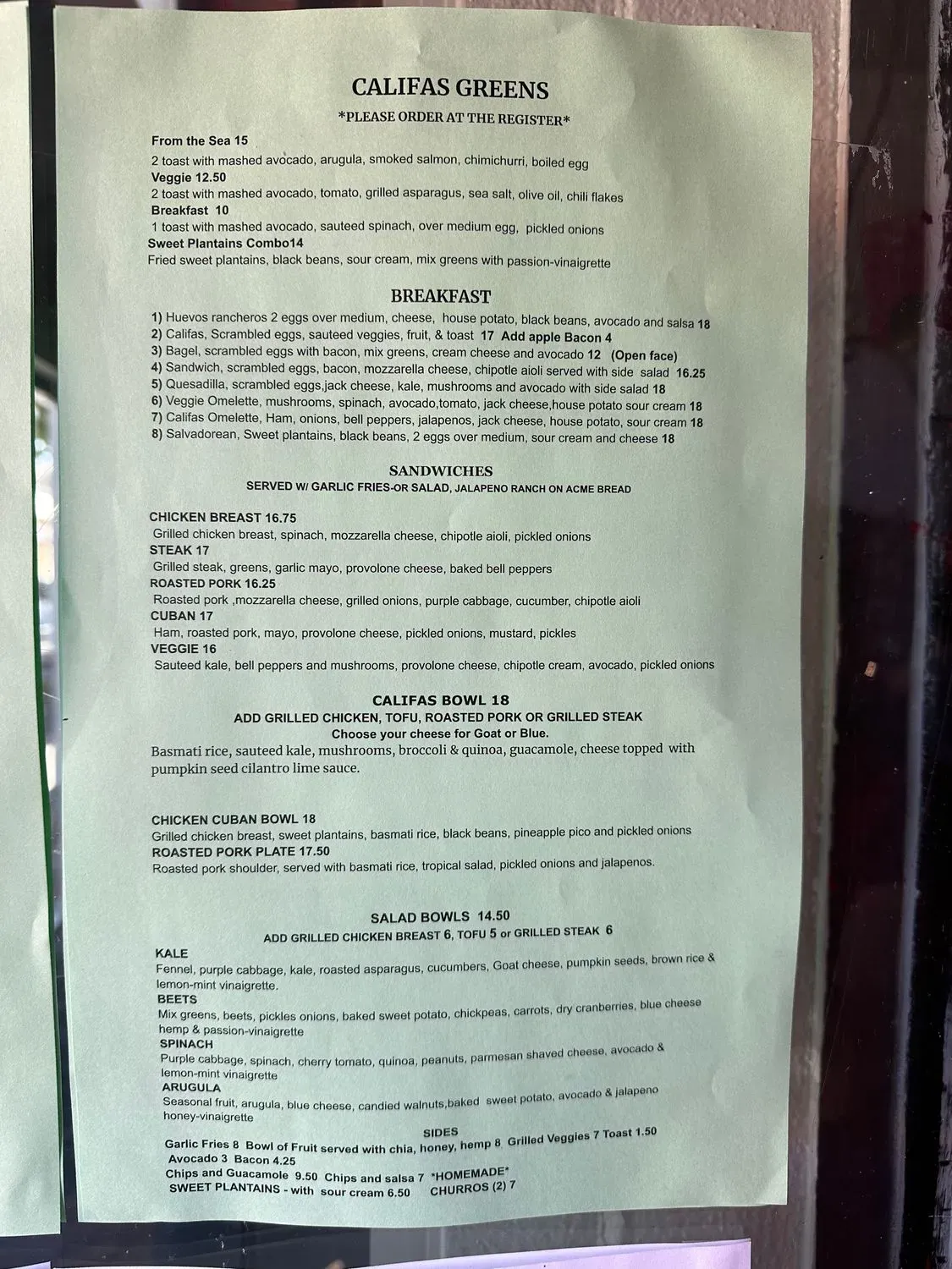 Menu 2