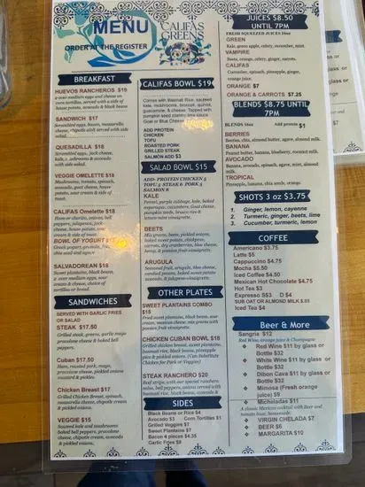 Menu 4