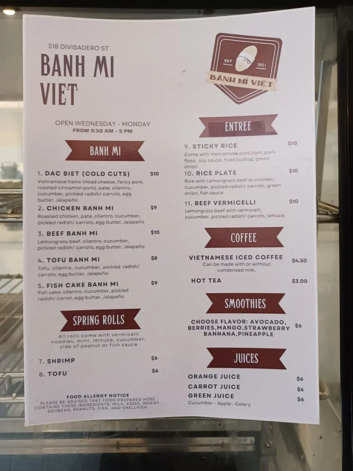 Menu 2