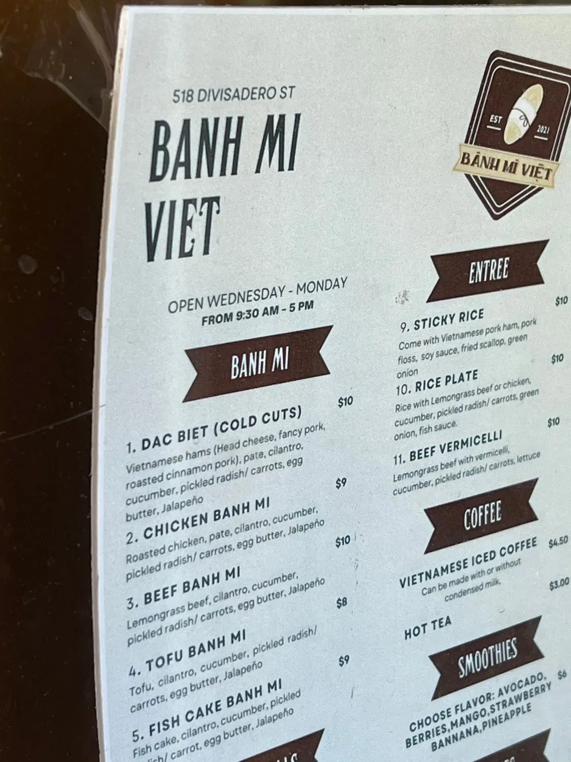 Menu 6