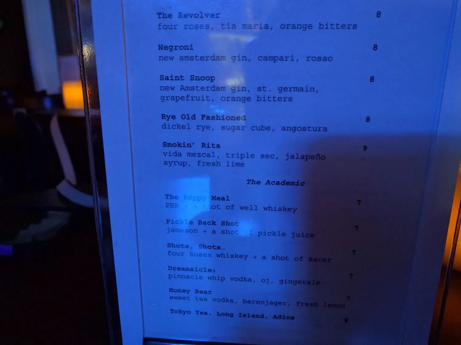 Menu 3