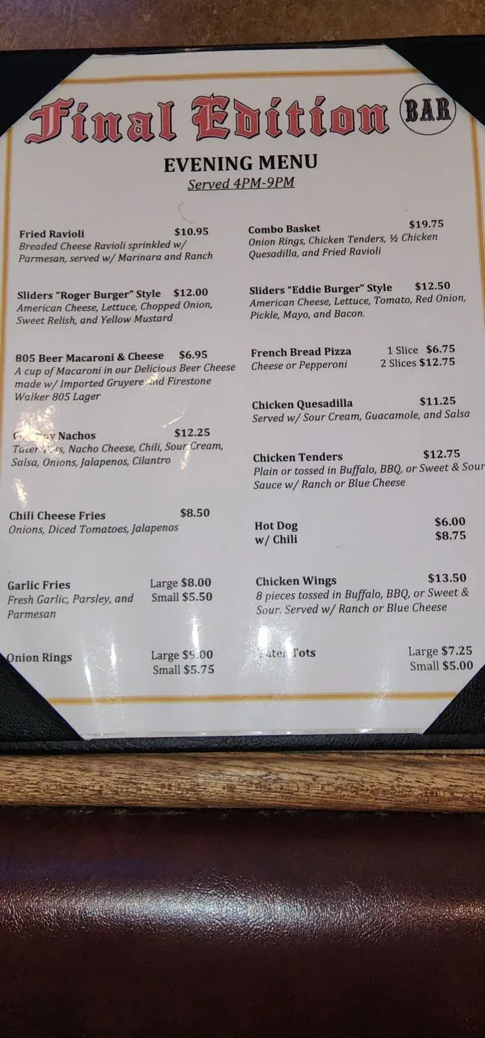 Menu 6