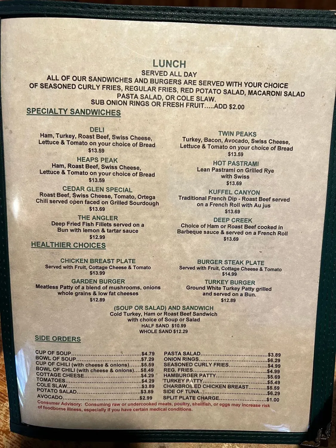 Menu 2