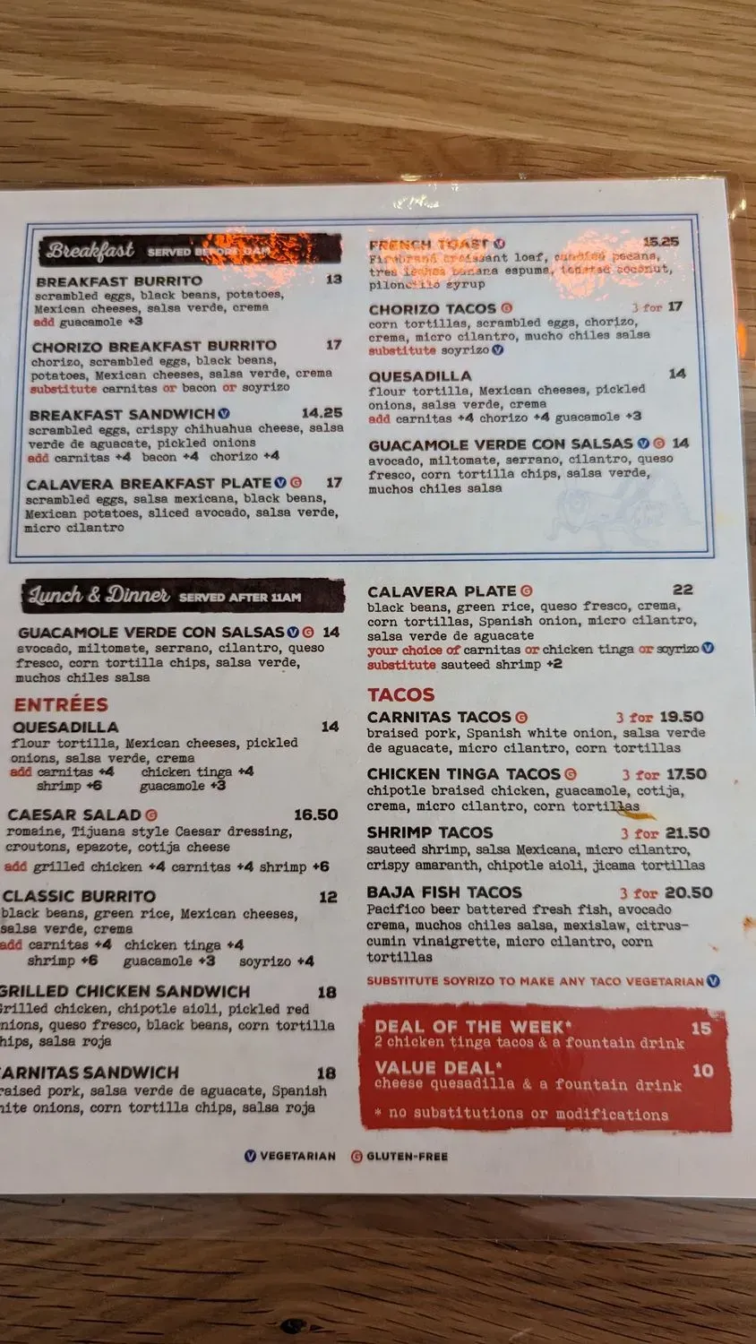 Menu 4