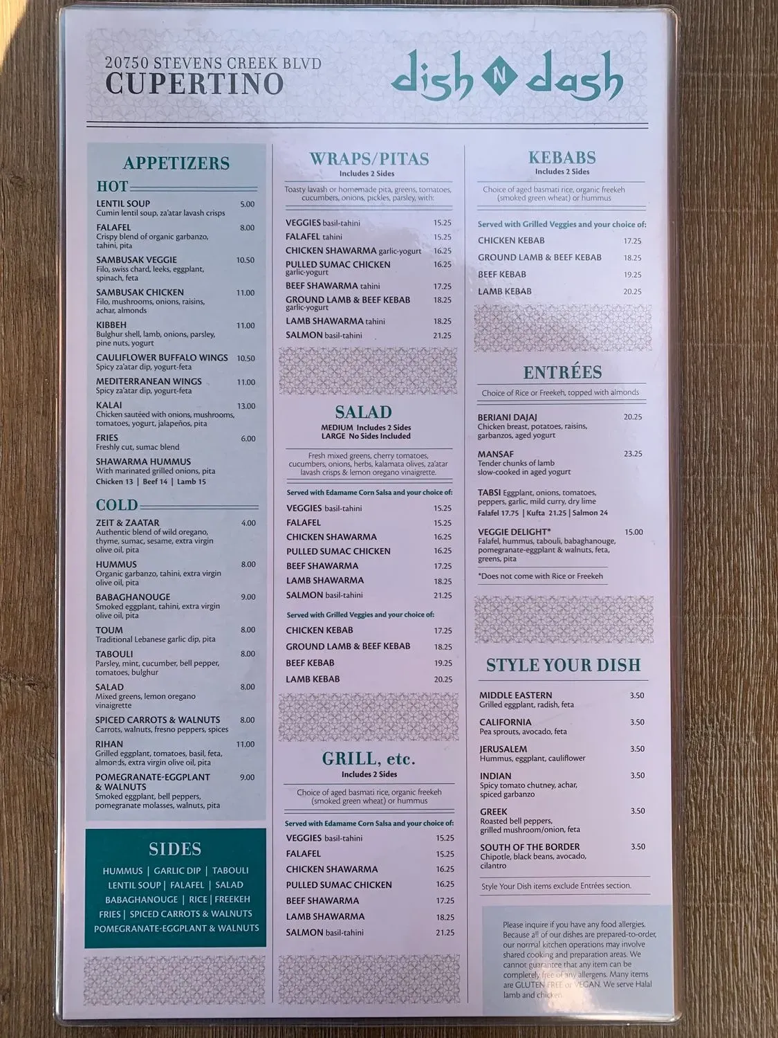 Menu 4