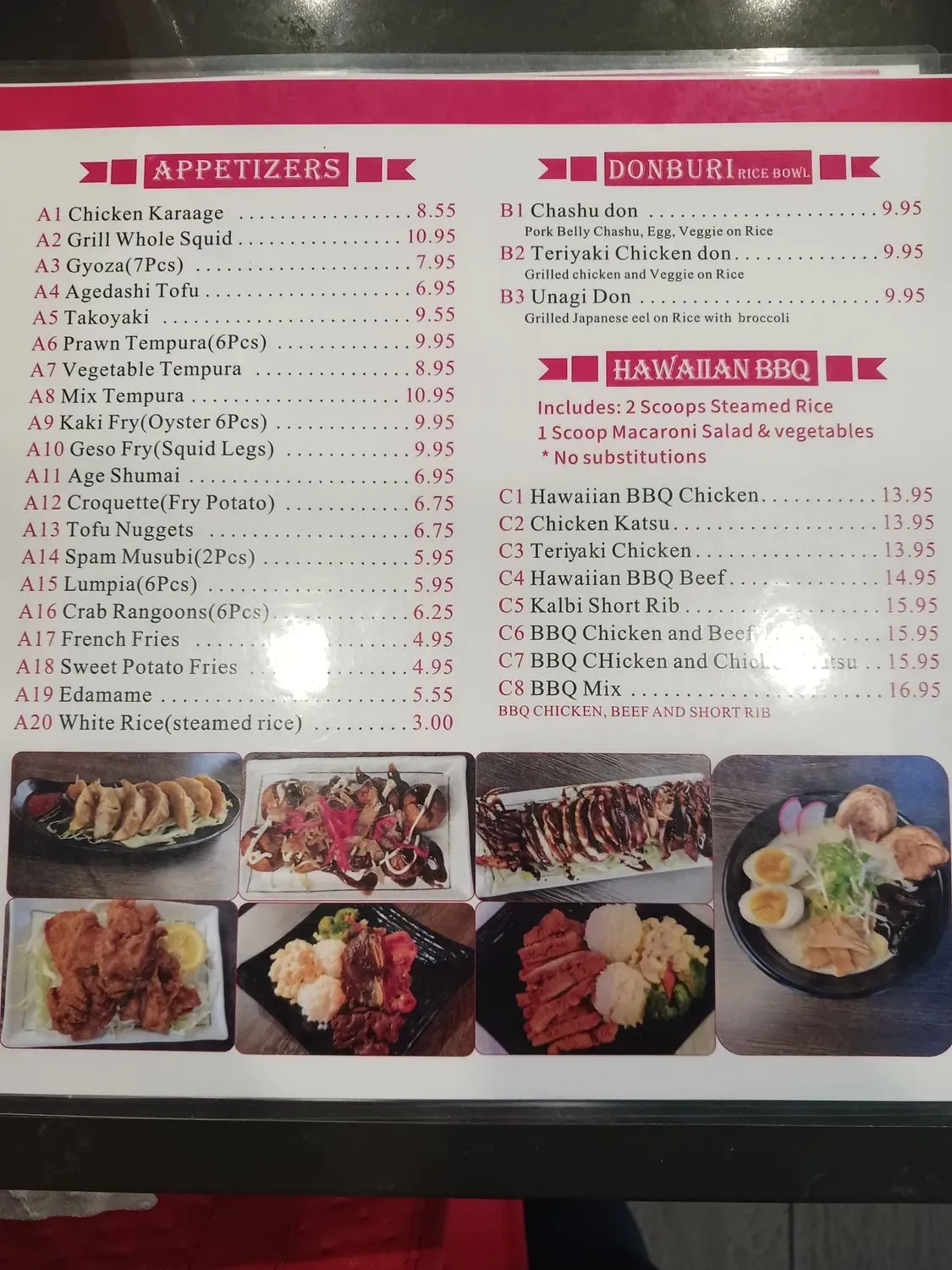 Menu 3