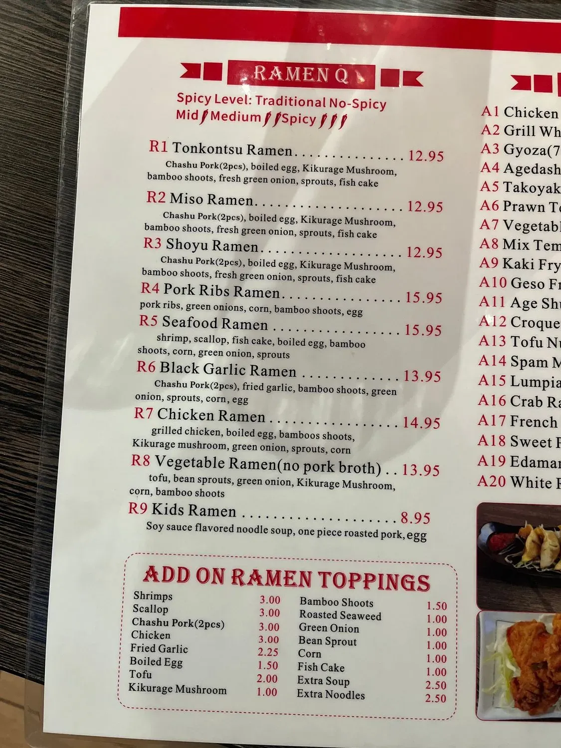 Menu 6