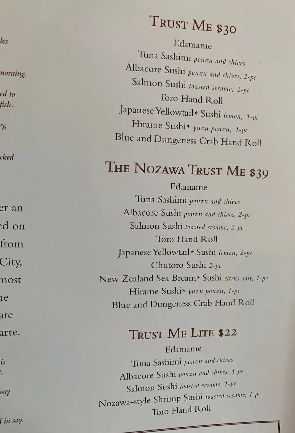 Menu 6