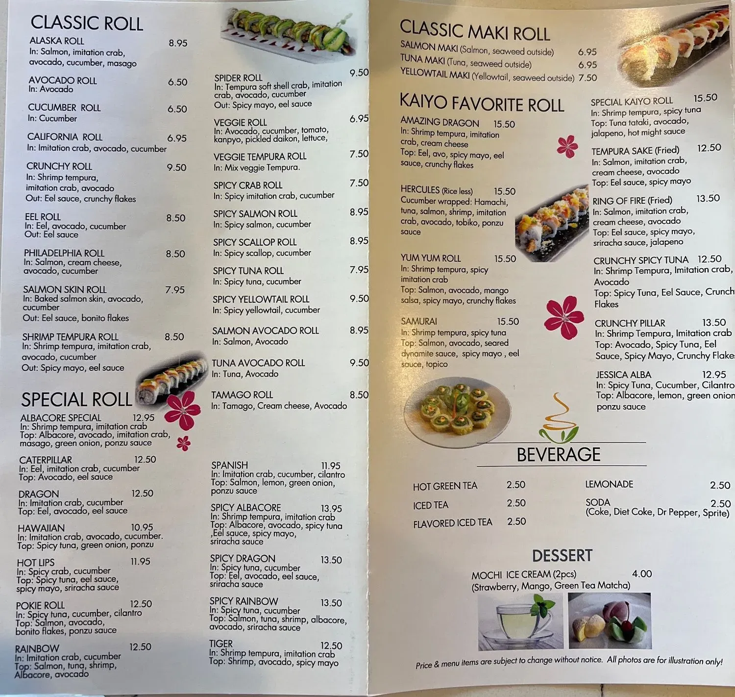 Menu 2