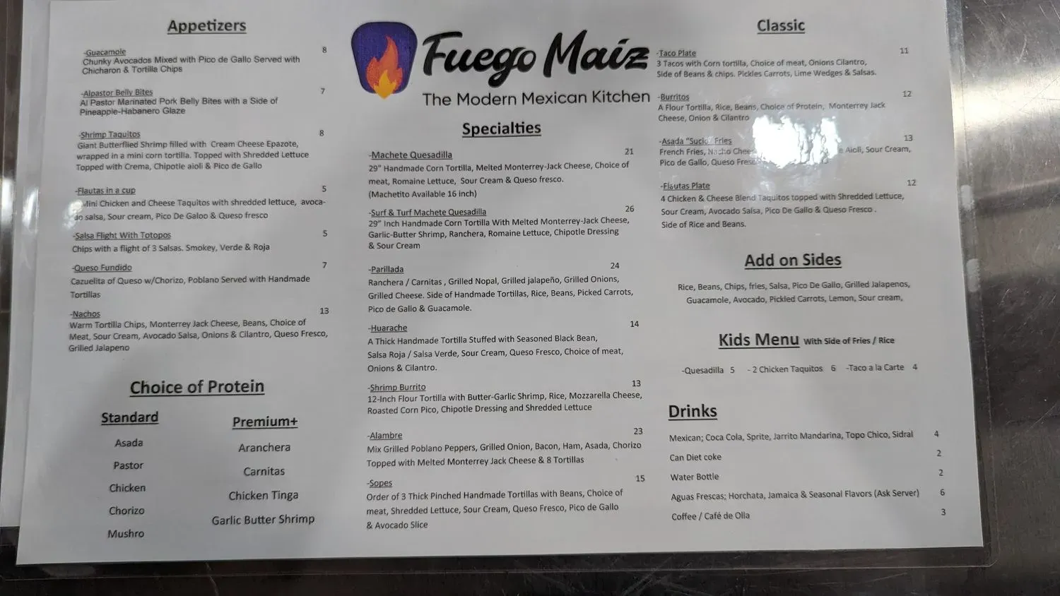 Menu 2