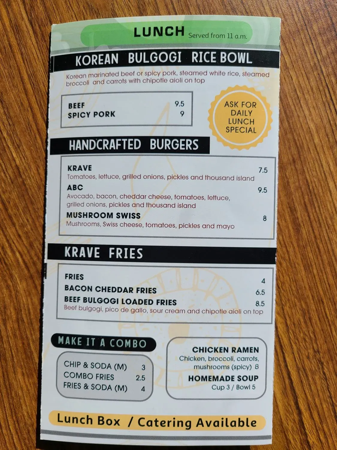 Menu 6