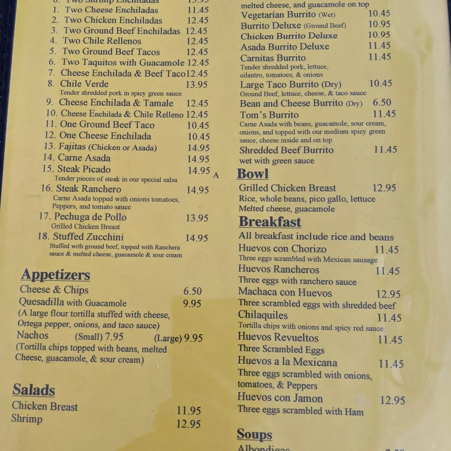 Menu 2