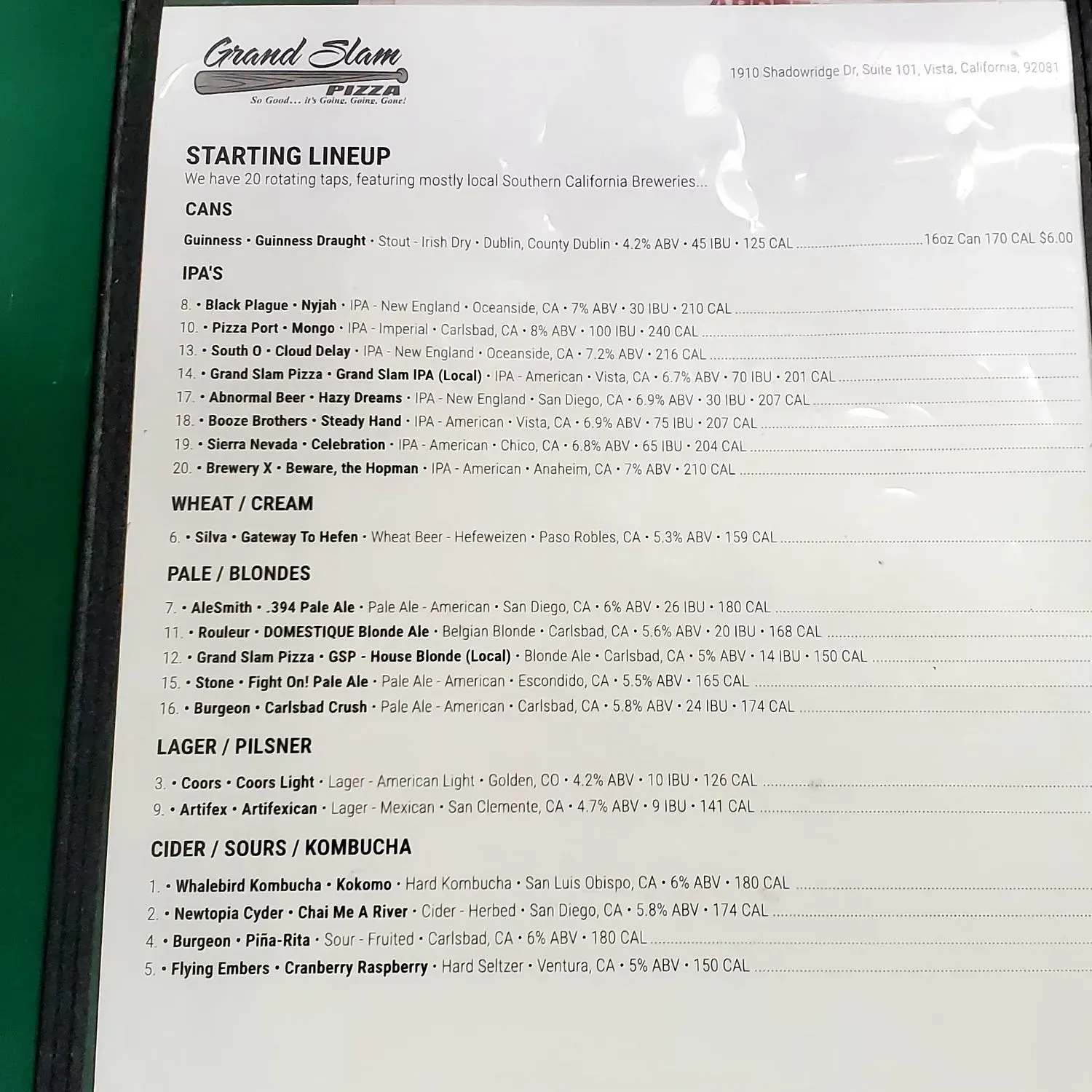 Menu 3