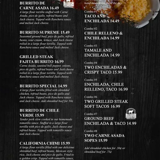 Elvira s mexican grill menu simi valley ca checkle