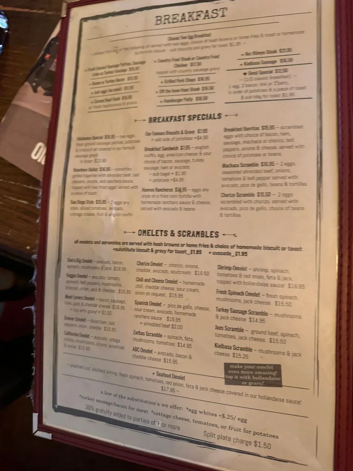 Menu 5