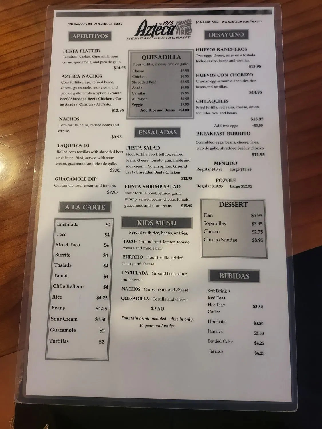 Menu 2