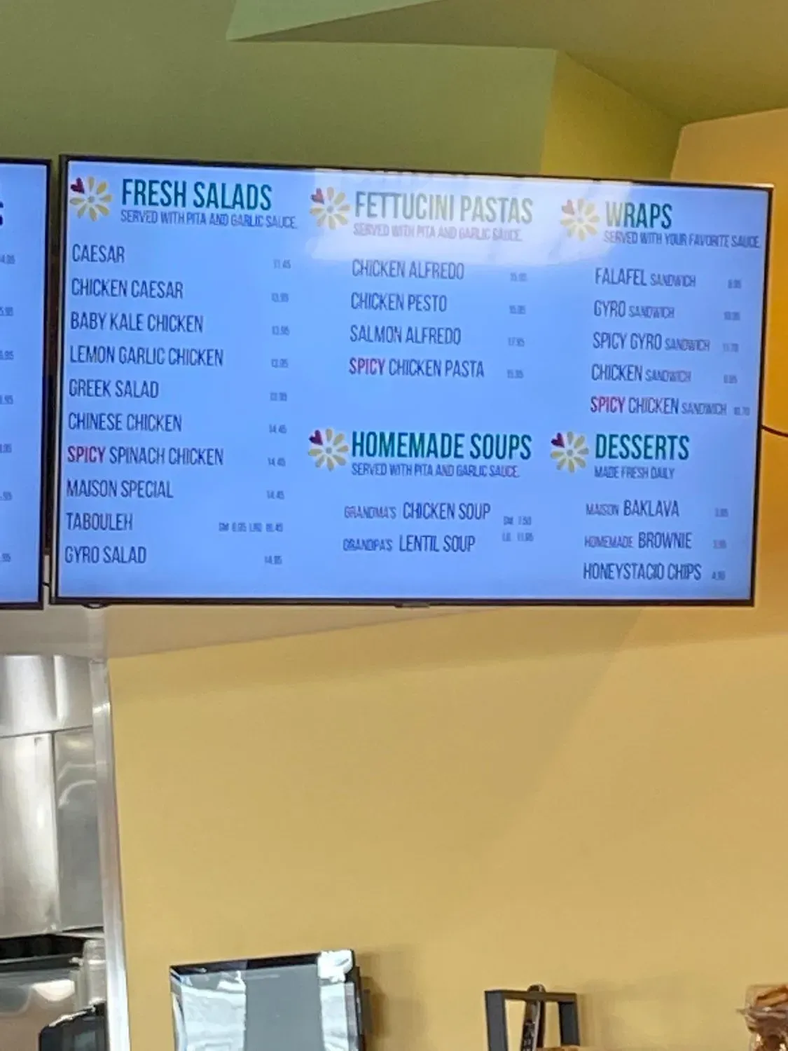 Menu 3