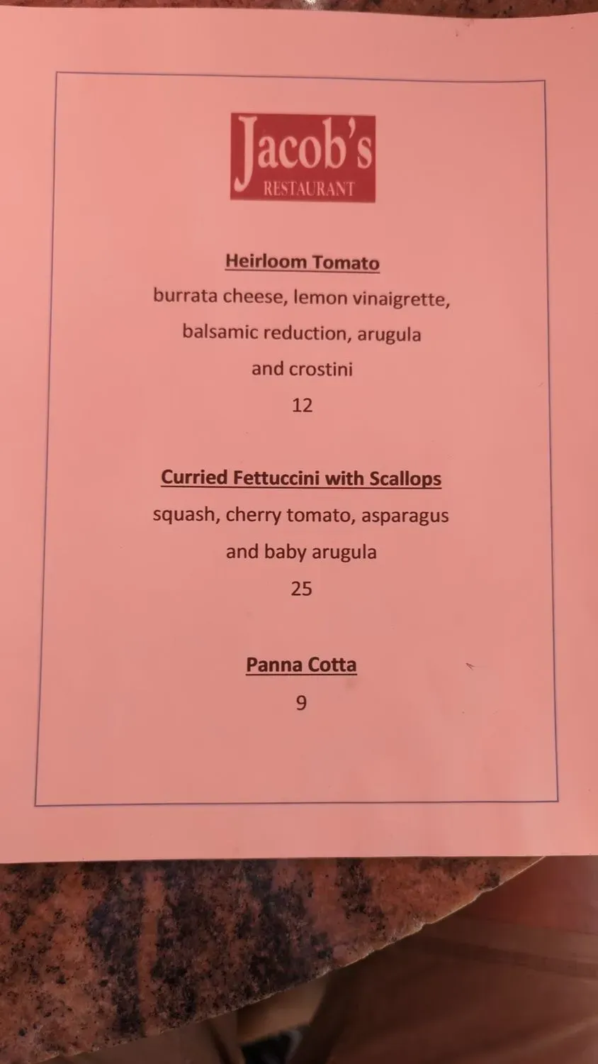 Menu 6