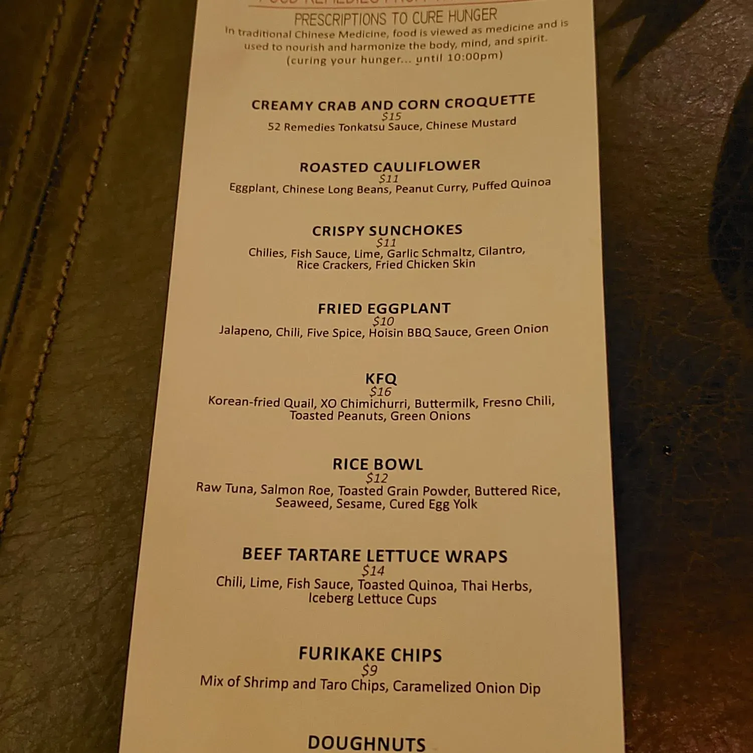 Menu 3