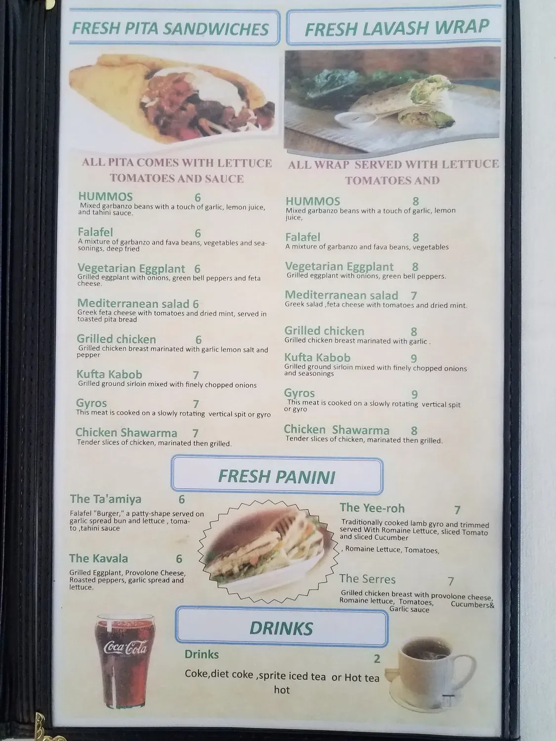 Menu 2