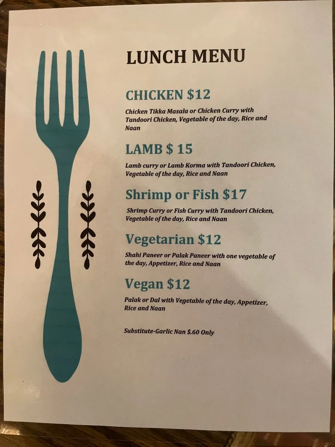 Menu 5