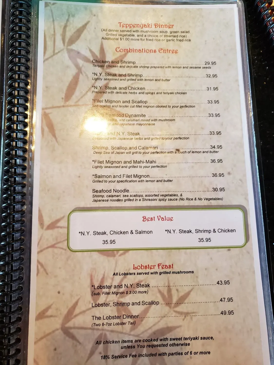 Menu 6